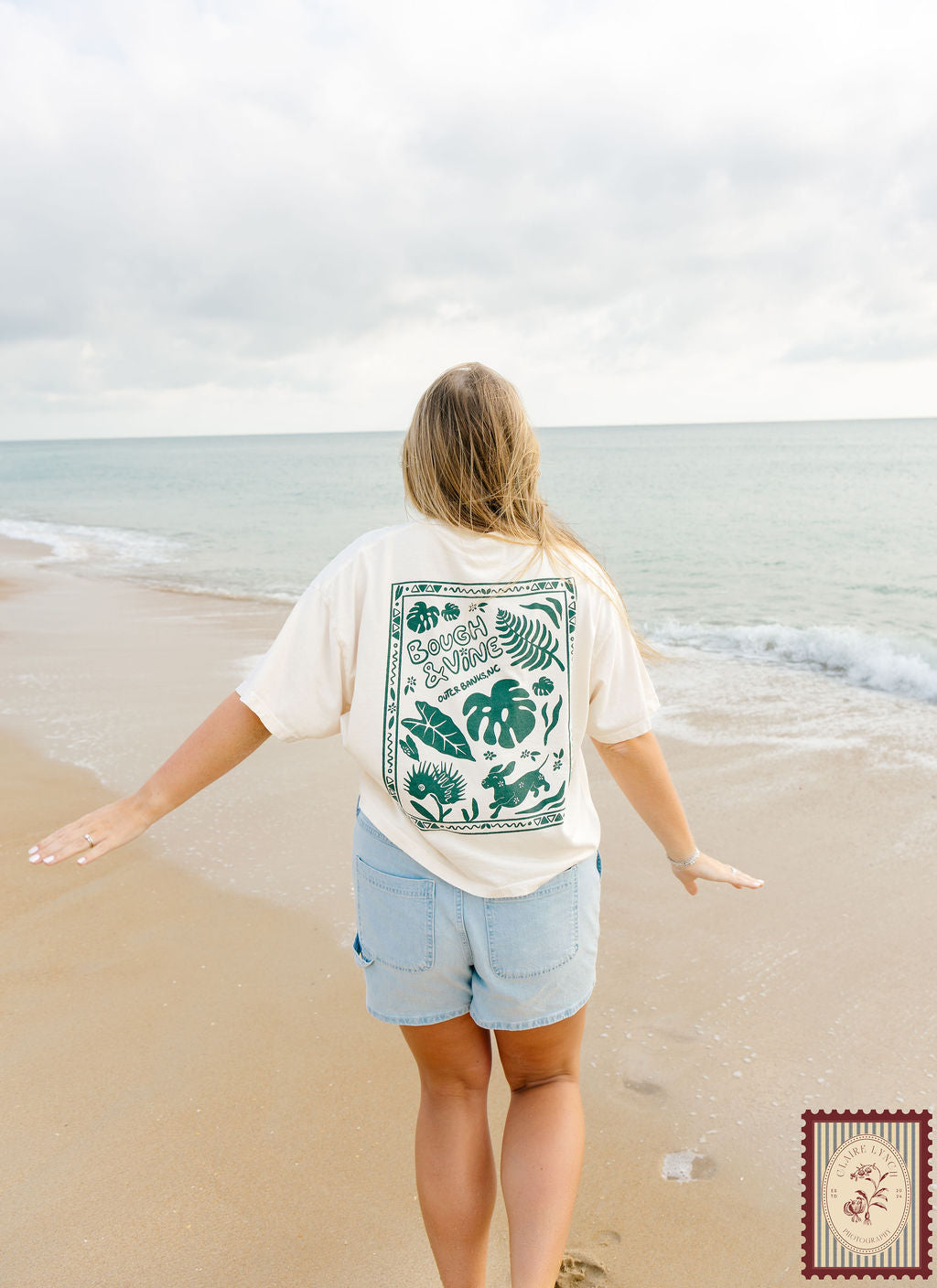 Coastal Garden Cropped Tee