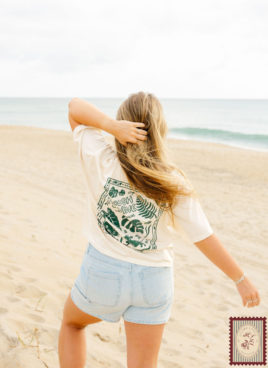 Coastal Garden Cropped Tee