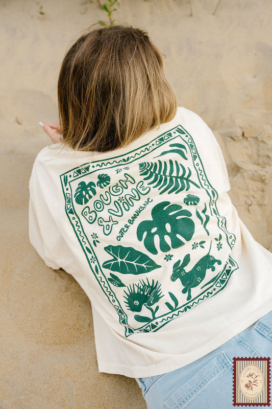 Coastal Garden Cropped Tee
